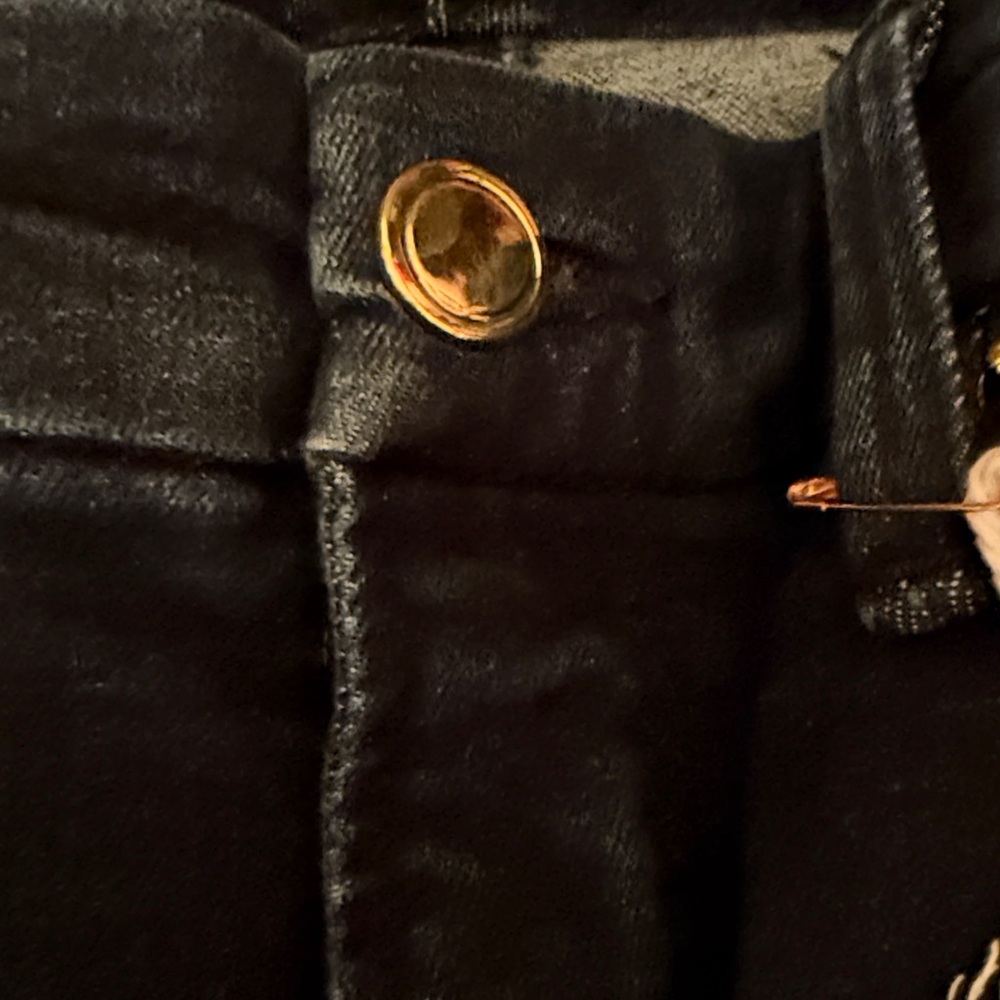 Women’s size 6/28 dark blue denim skinny stretch jeans retail $99 mid rise - Picture 9 of 11